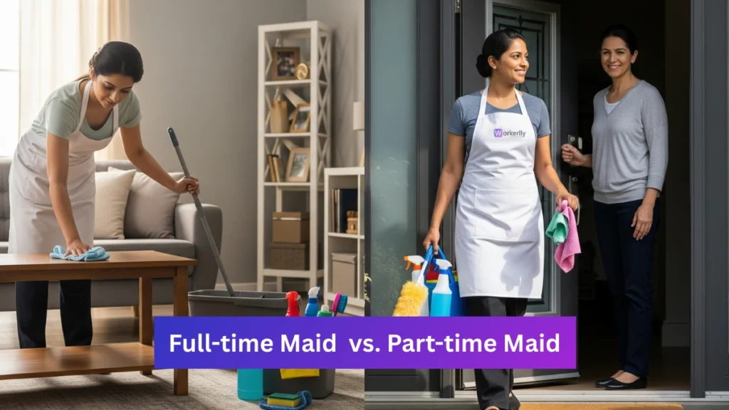 Full-time Maid vs. Part-time Maid: How Workerlly can help you?