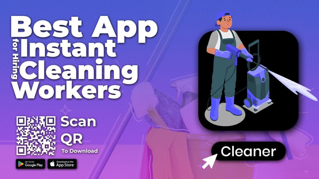 5 Best Apps for Hiring Instant Cleaning Workers on an Hourly Basis
