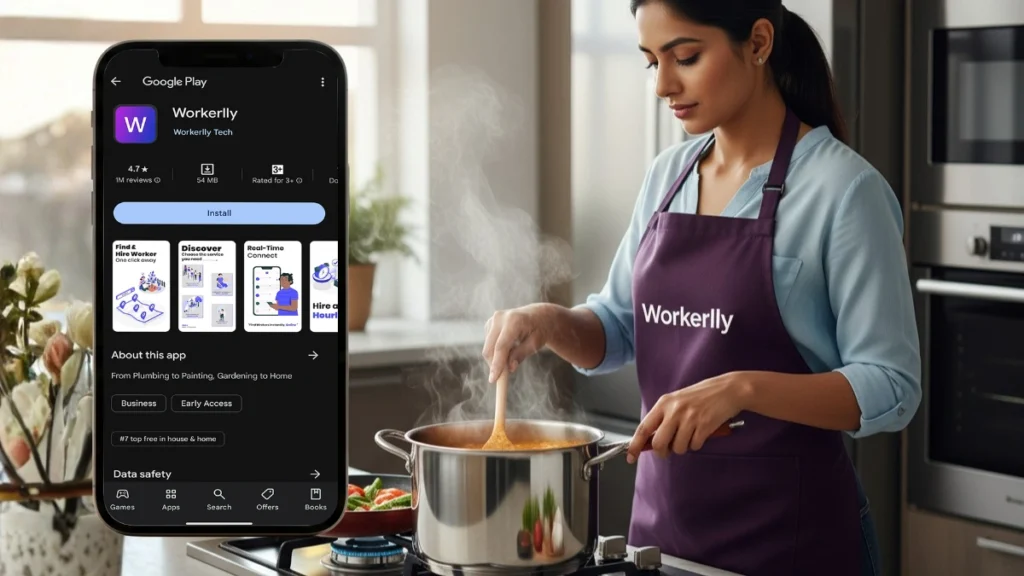 How to Find and Hire a Cook on an Hourly Basis in DLF City, Gurugram With Workerlly