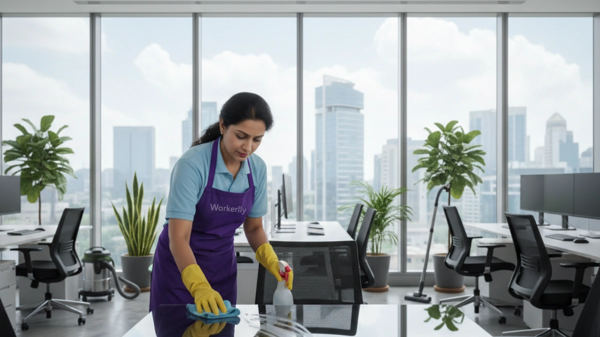 Office Cleaner for Instant Hourly Cleaning Services in Gurugram