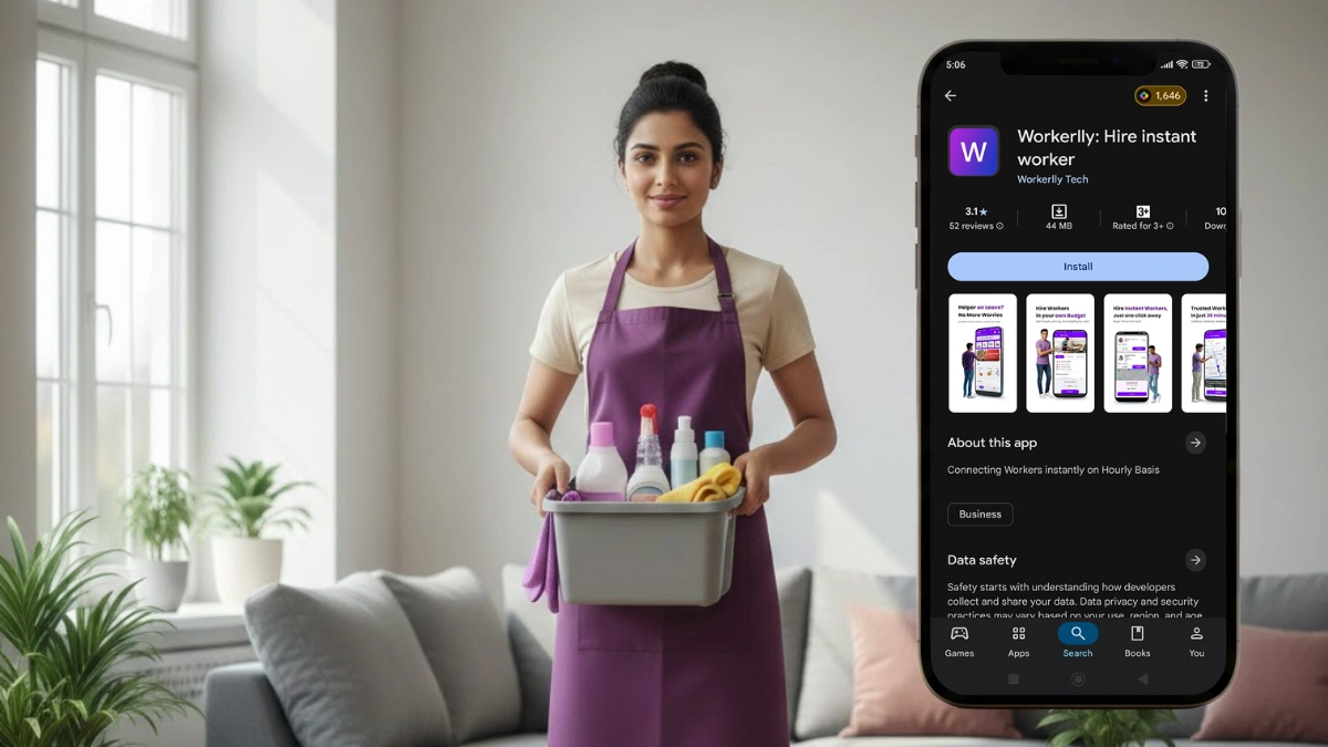 Maid on an Hourly Basis in DLF Phase 1