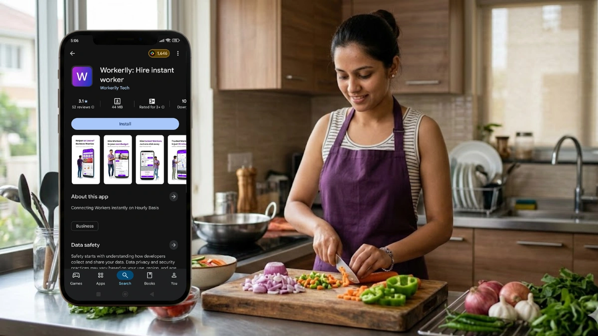 Kitchen Helper on an Hourly Basis in DLF Phase 1