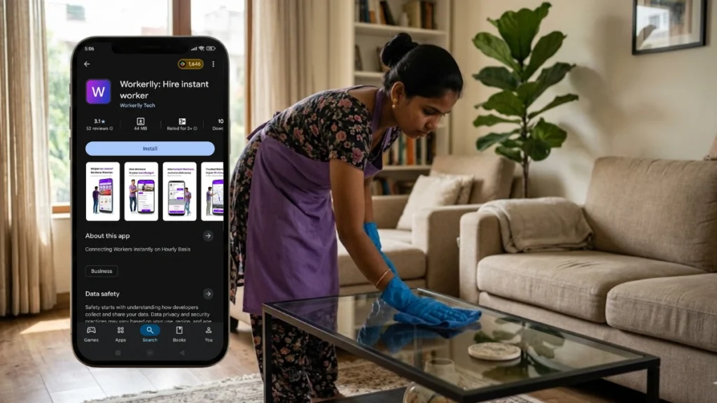 Hire a Maid on an Hourly Basis in DLF Phase 5