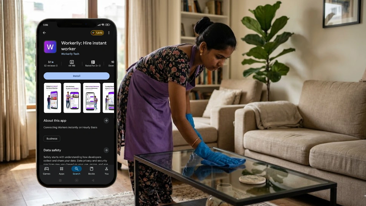 Hire a Maid on an Hourly Basis in DLF Phase 5